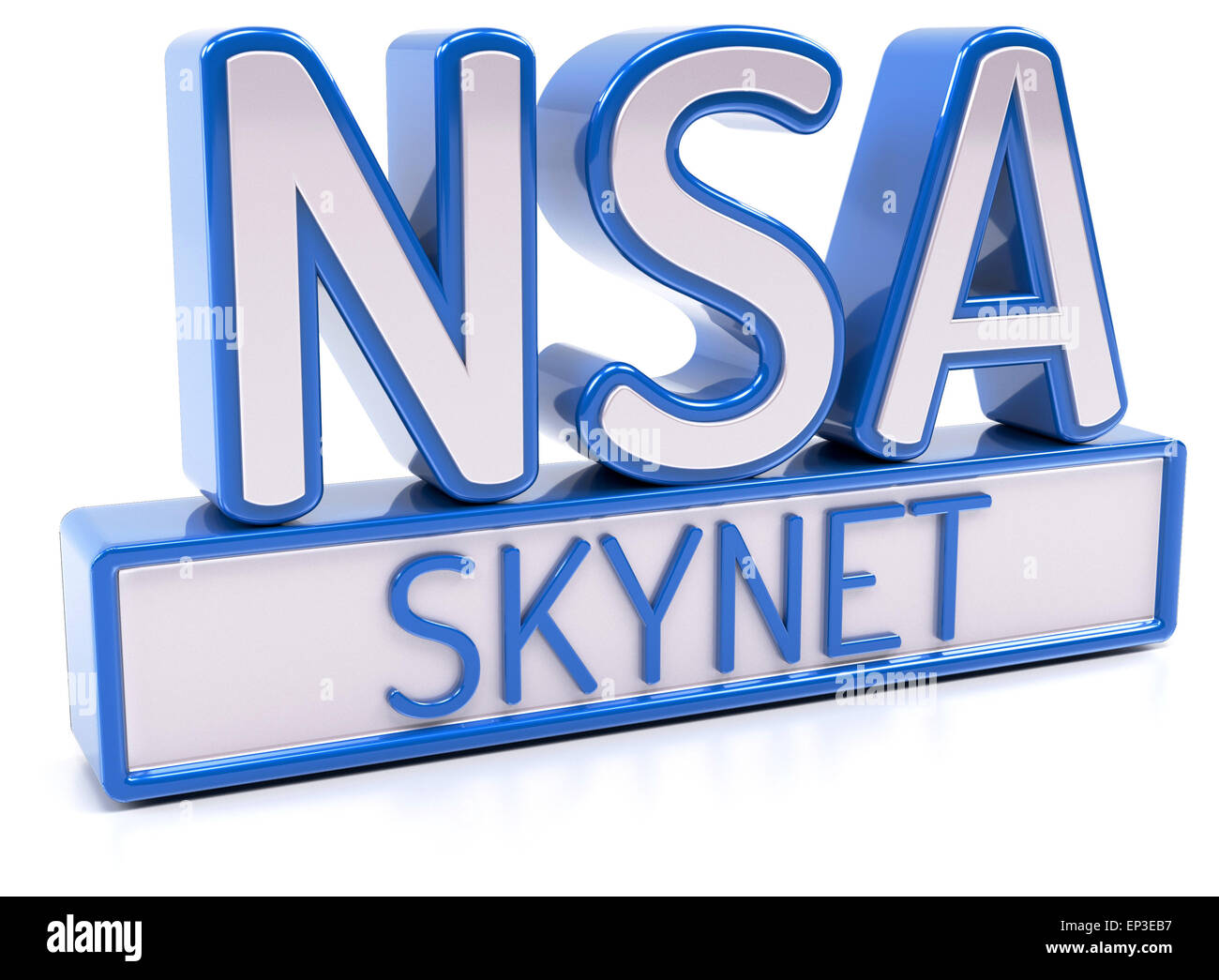 NSA SKYNET - National Security Agency Stockfoto
