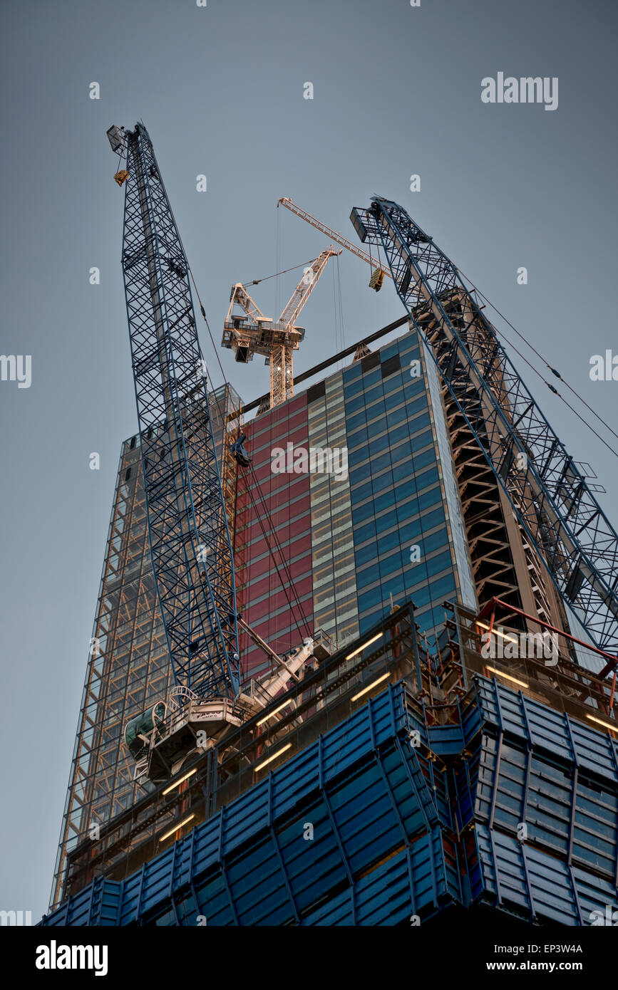Der Pinnacle-Baustelle in London Stockfoto