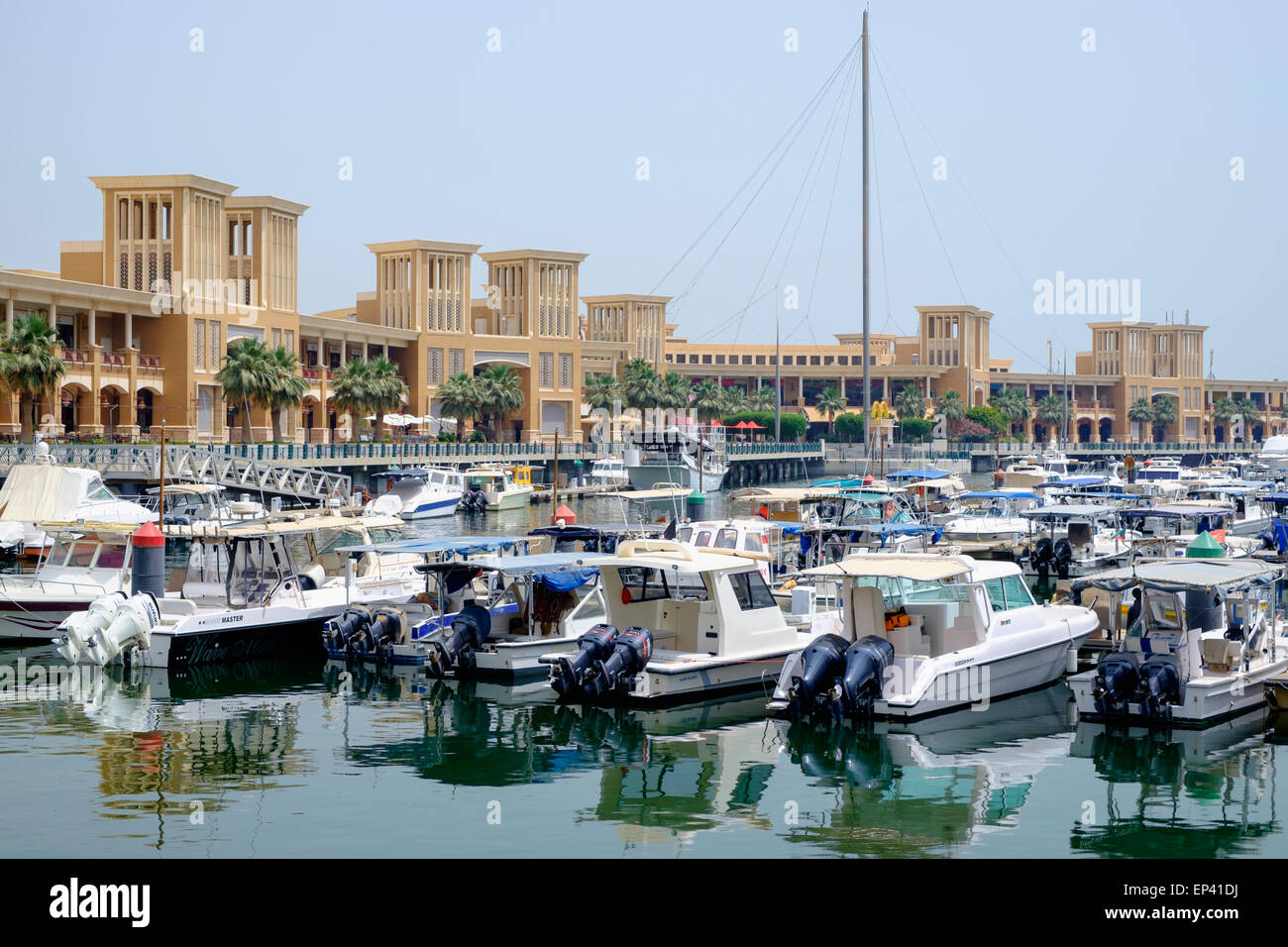 Souq Sharq Shopping Mall und Marina in Kuwait-Stadt, Kuwait Stockfoto