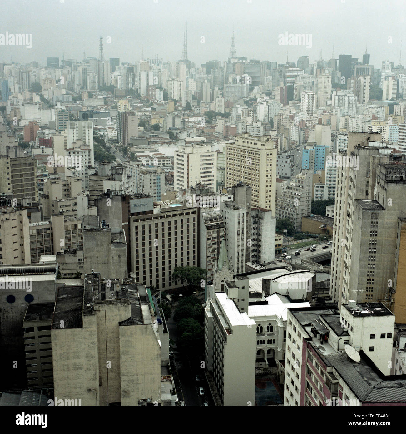 Skyline der Stadt, São Paulo, Brasilien Stockfoto