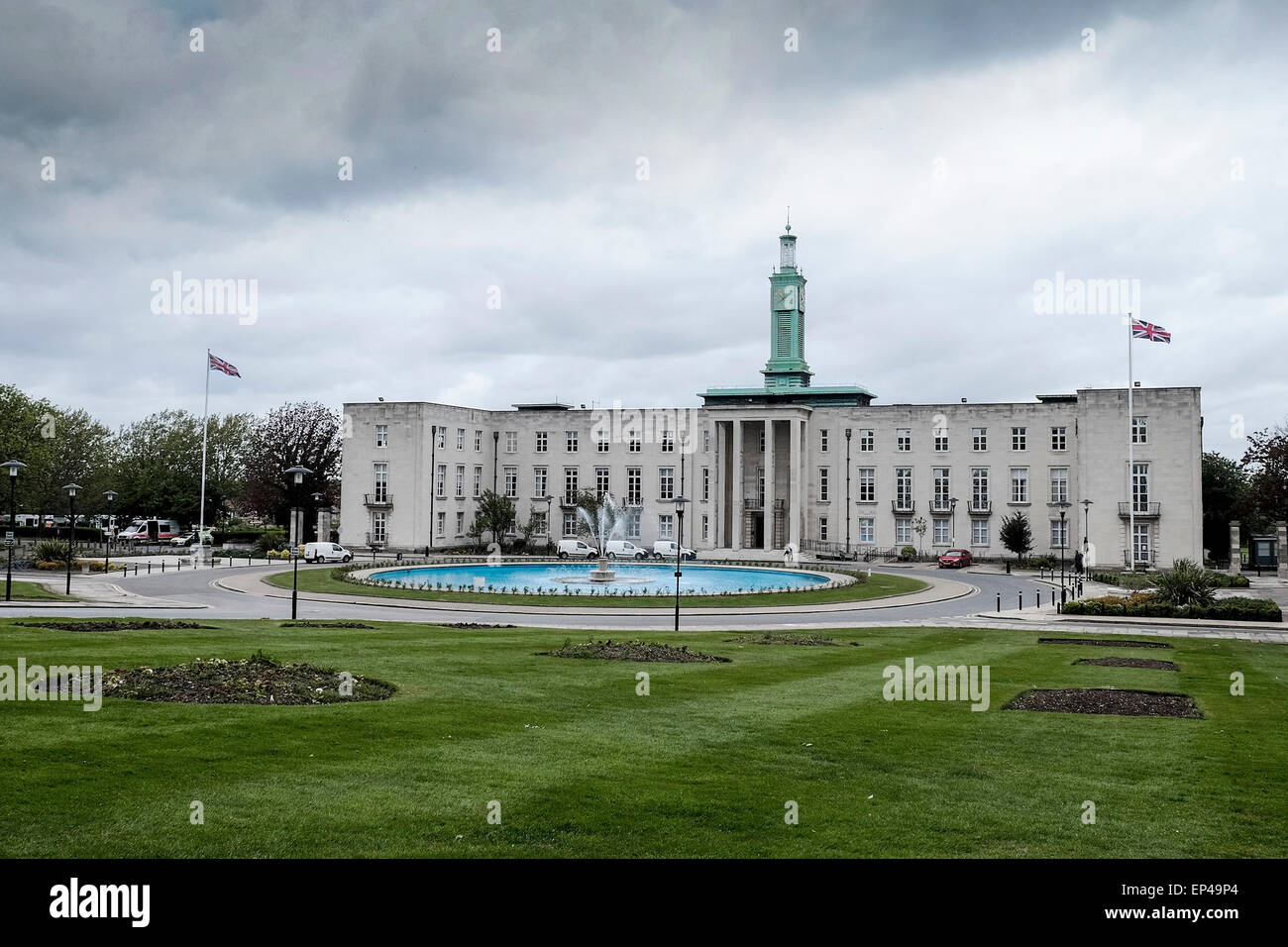Waltham Forest Town Hall. Stockfoto