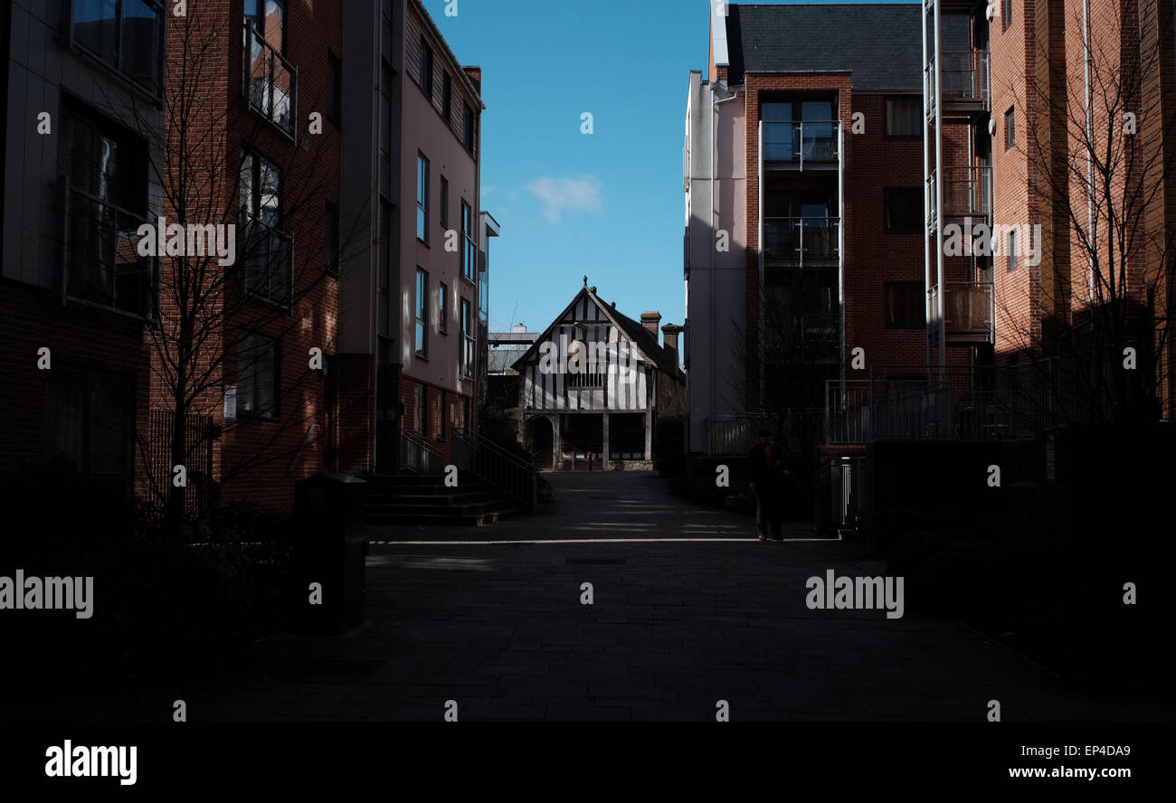 Kaufmann Haus Southampton spähen aus neuen Entwicklung modernen Wohnungen Stockfoto