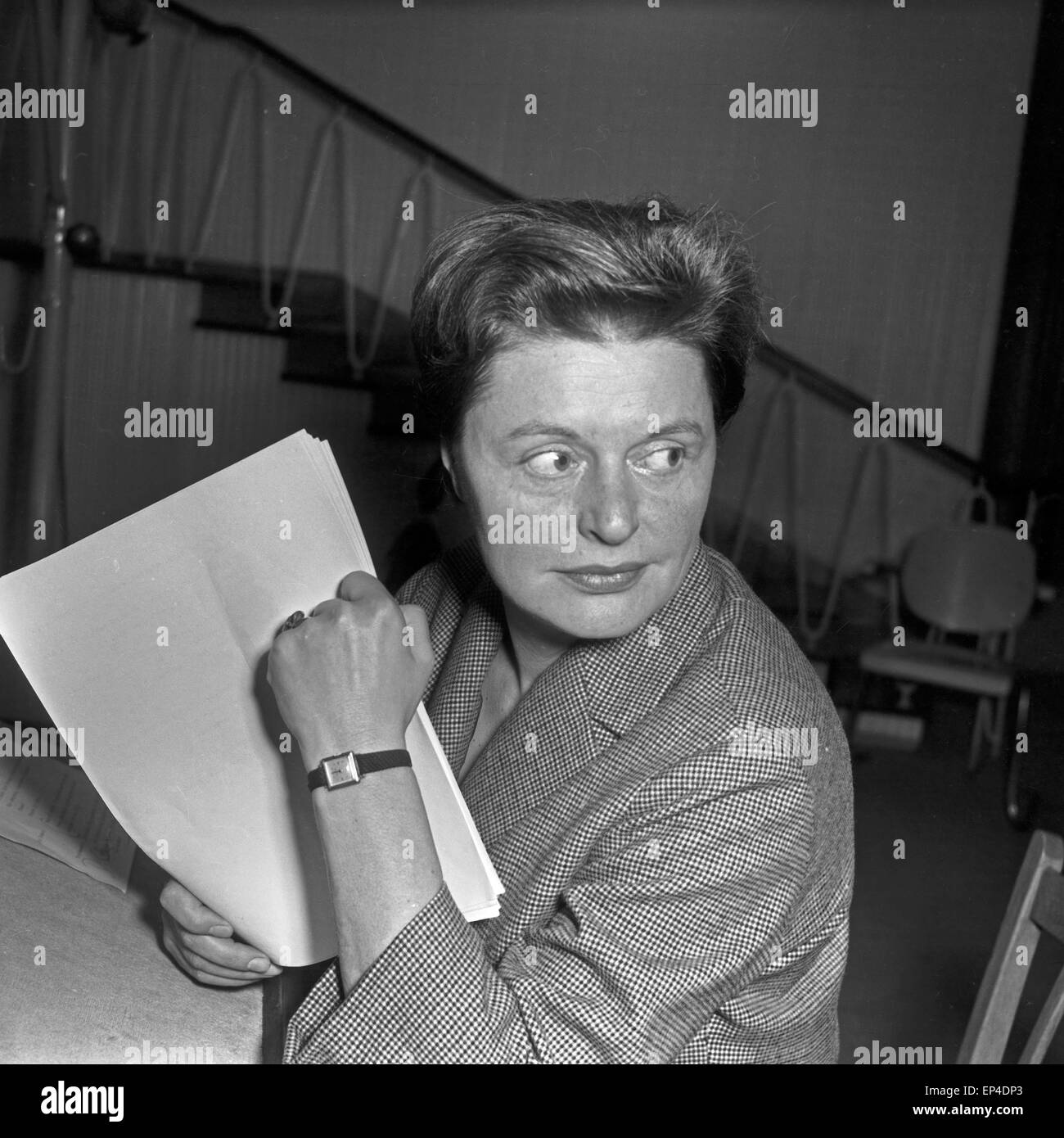 Deutsche Fictitious character Gisela von Collande beim NDR in Hamburg