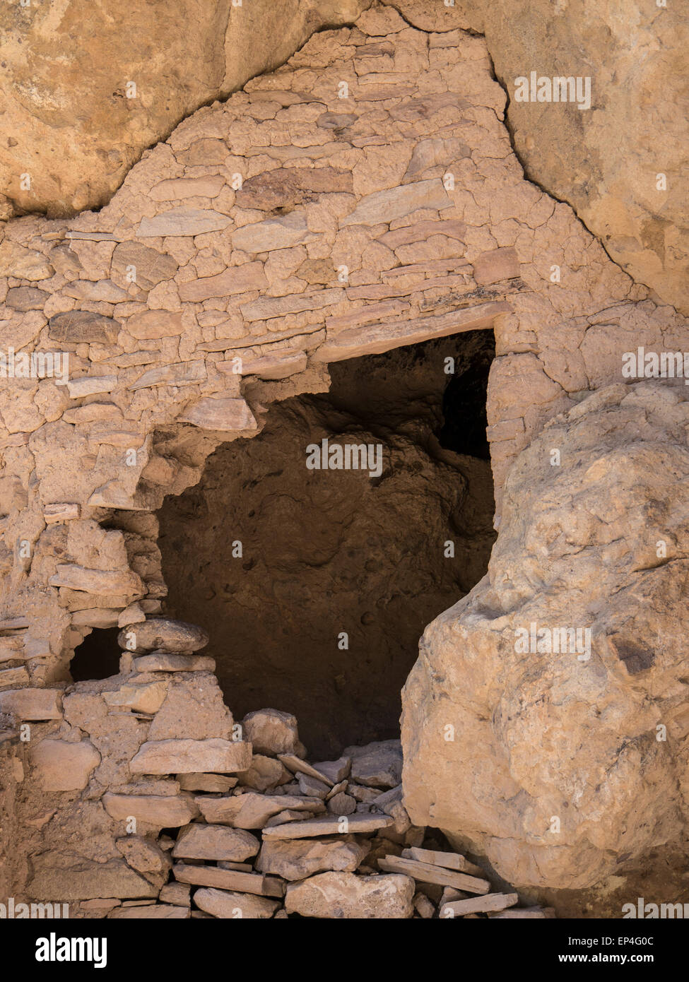 Roger es Canyon Klippe Wohnung, Roger es Trog Trail, Superstition Wilderness Area, AZ. Stockfoto