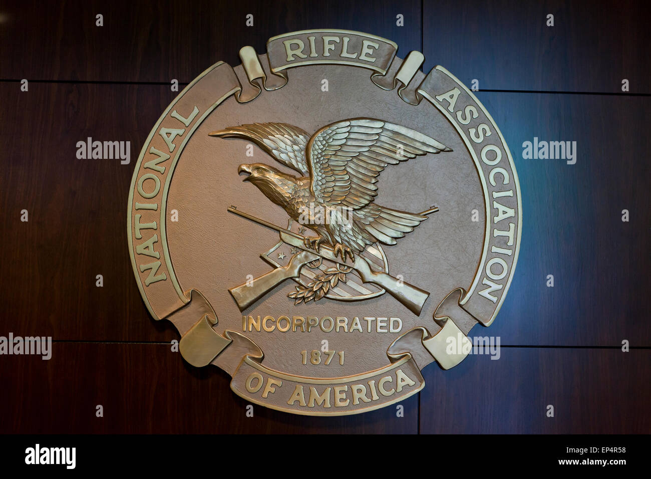 National Rifle Association seal - USA Stockfoto
