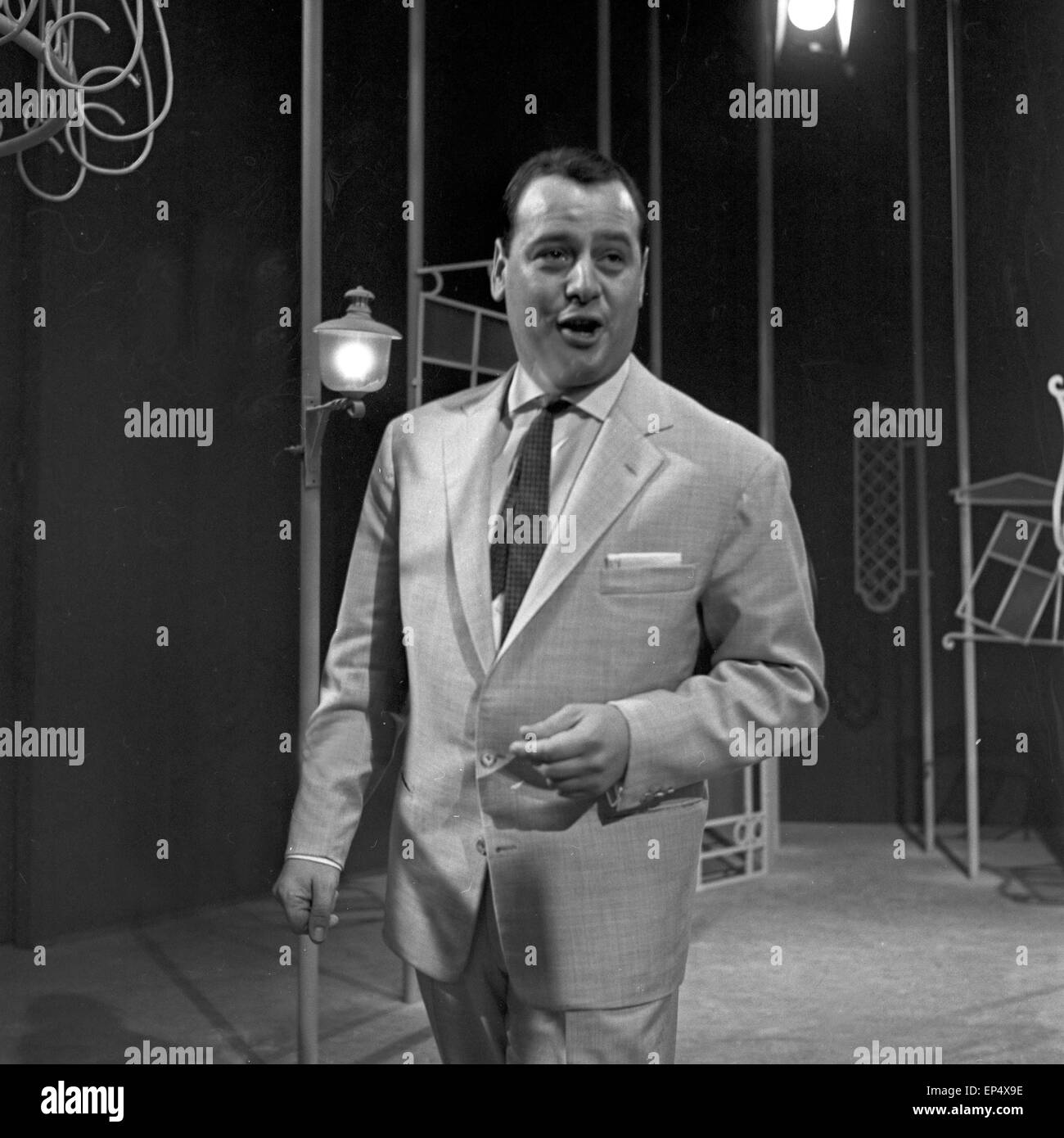 Werner Müllers Schlagermagazin, Musiksendung, Deutschland 1962, Regie: Klaus Überall, Gaststar: Stockfoto