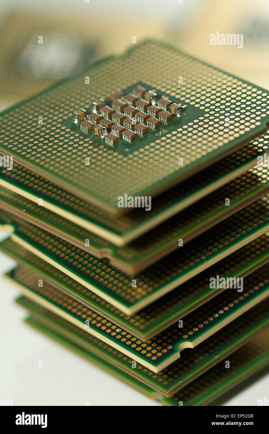 CPU-Tower Stockfoto