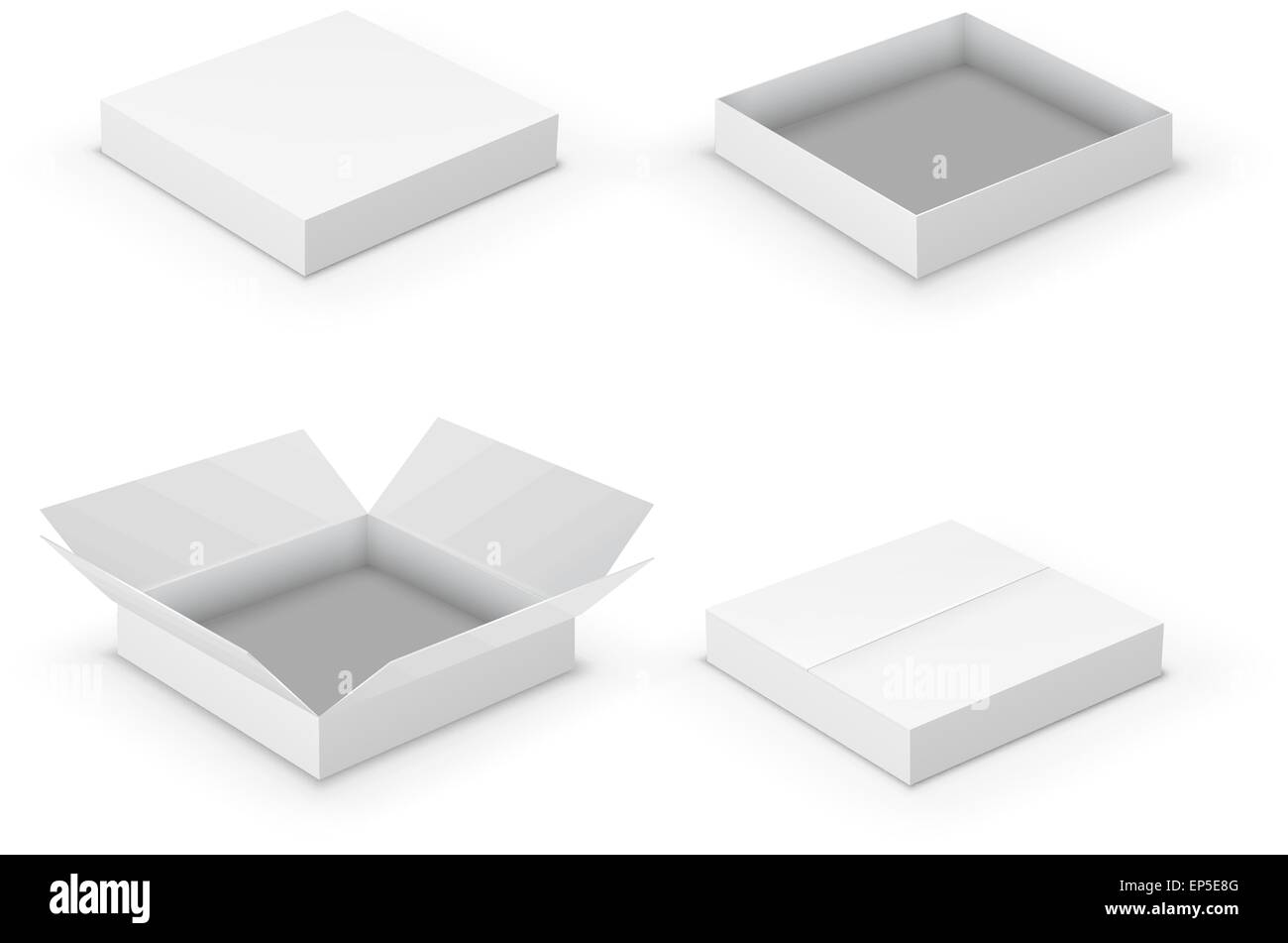 Offene Boxen Stock Vektor