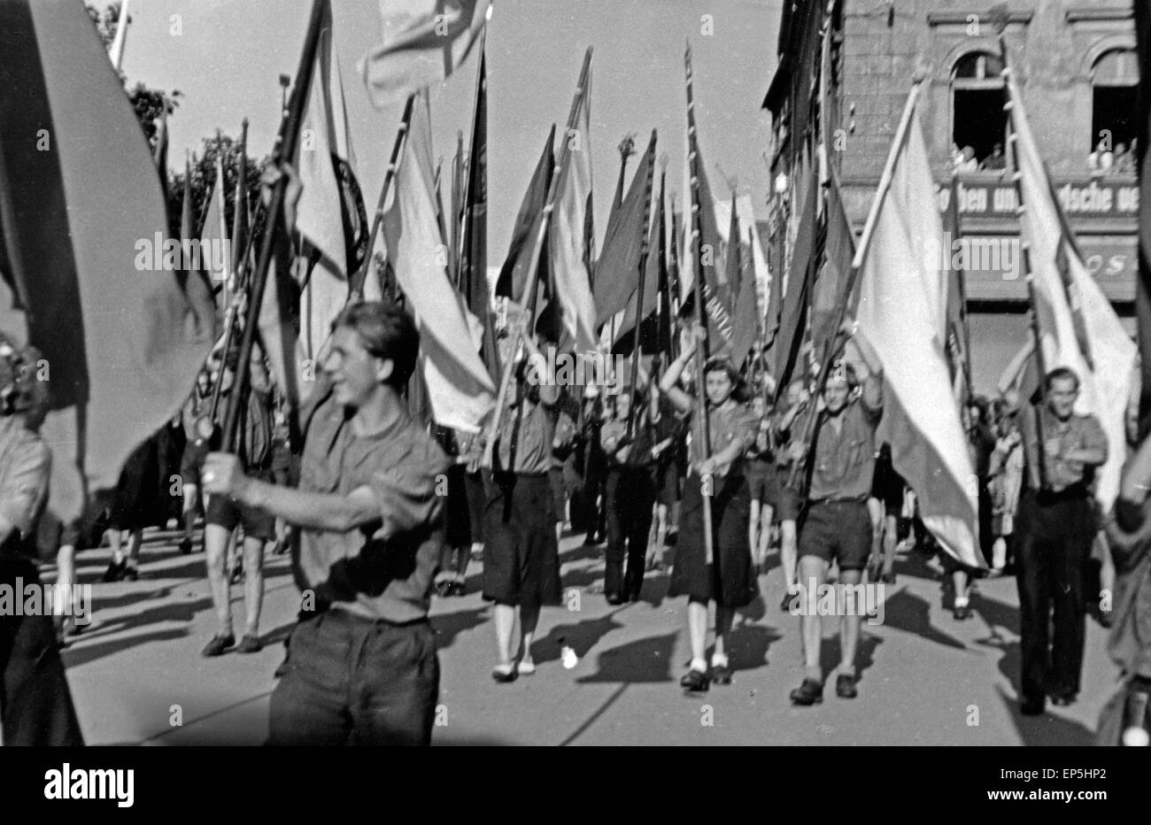 FDJ Blau Retro Bluse - DDR Style Tank Top Für Nostalgie-Fans