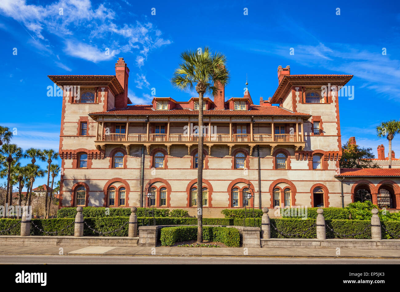 Historische Flagler College in St. Augustine, Florida, USA. Es ist eine private Vierjahres-liberale Kunsthochschule im Jahr 1968 gegründet. Stockfoto