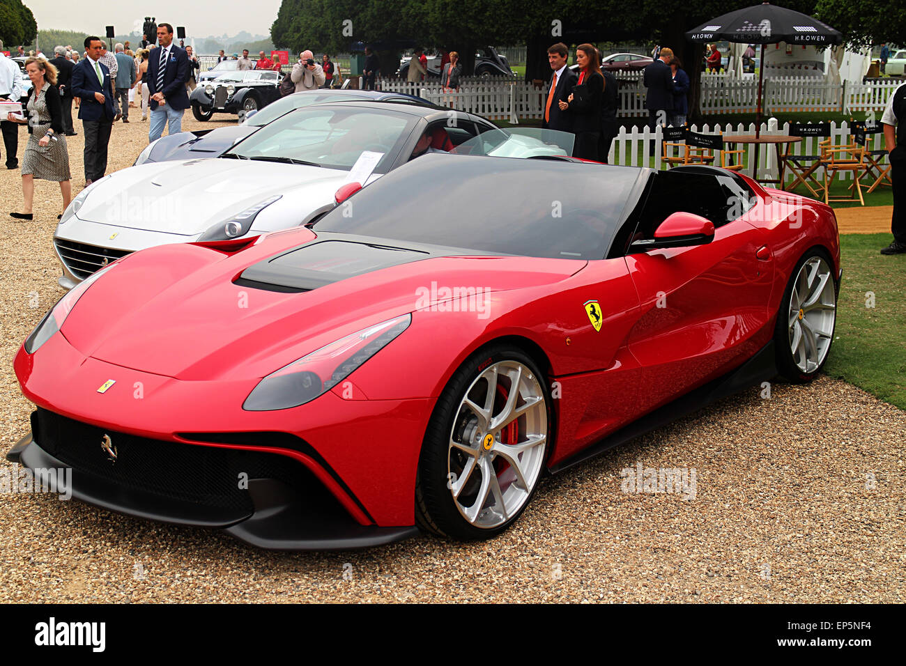 Ferrari F12 FRS beim Concours of Elegance 2014 im Hampton Court Palace Stockfoto