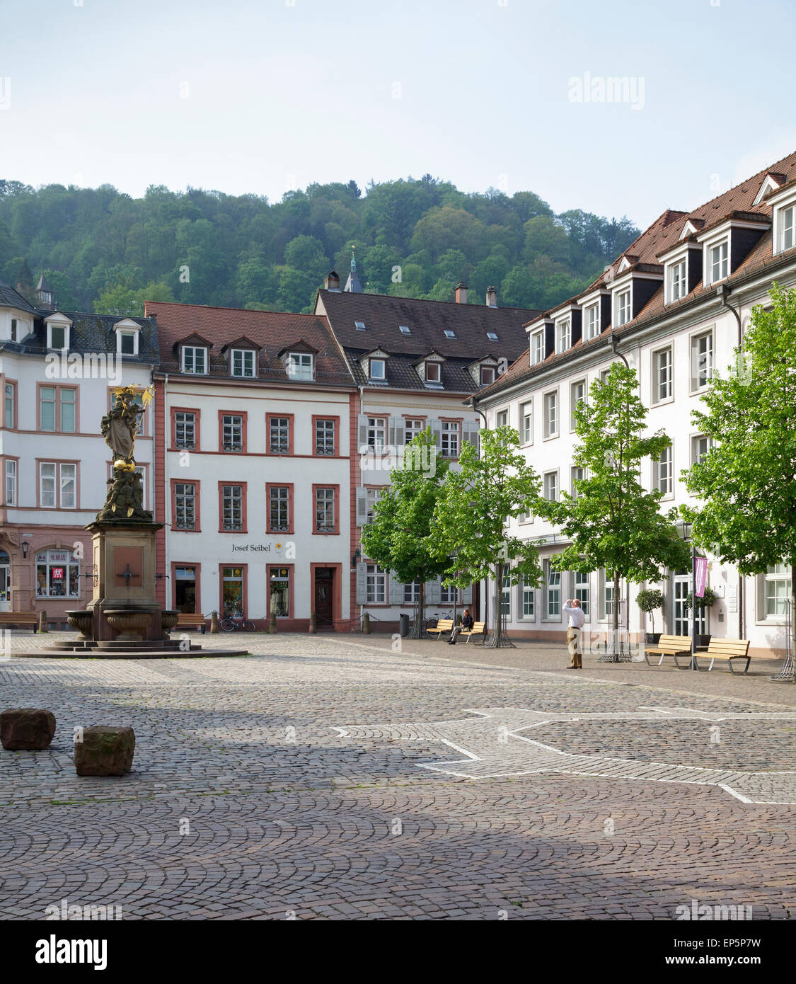 Kornmarkt, Heidelberg, Baden-Württemberg, Deutschland Stockfoto