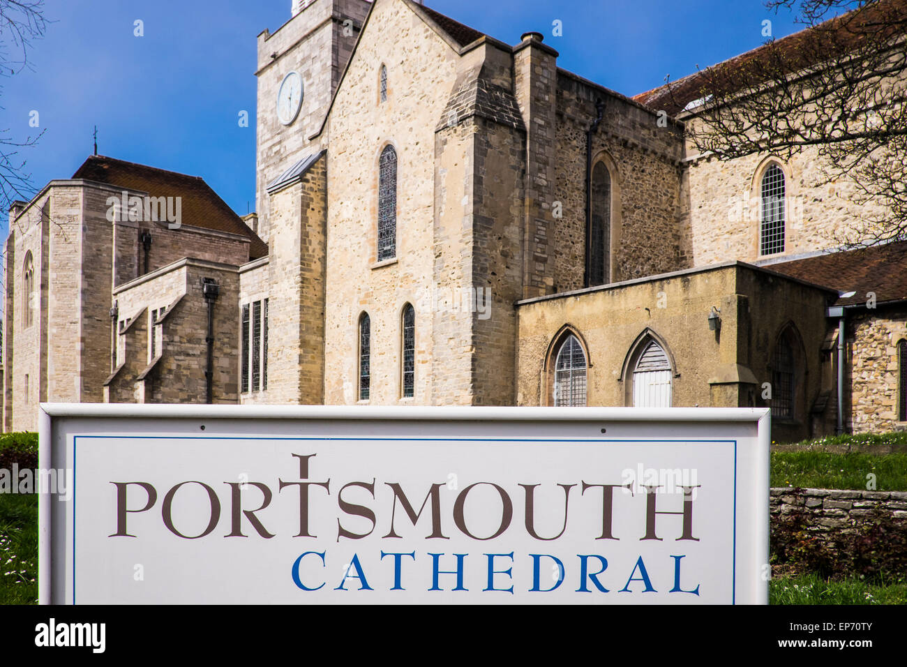 Portsmouth anglikanische Kathedrale - Portsmouth, England, U.K Stockfoto