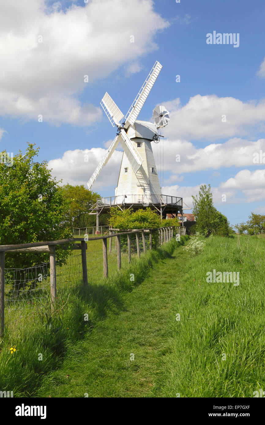 Woodchurch Windmühle, Kent, England, Großbritannien, GB, UK Stockfoto