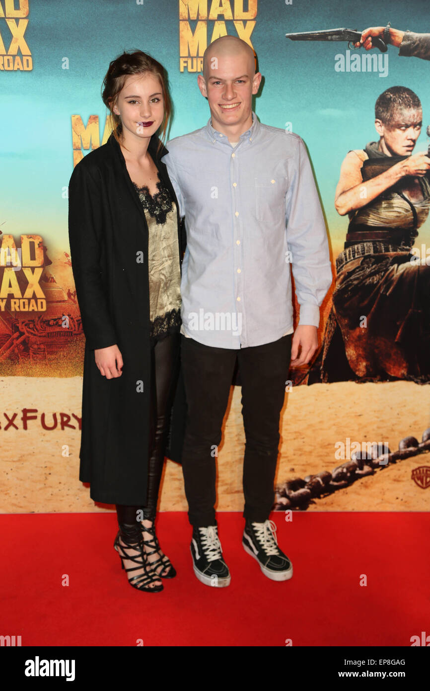 Sydney, Australien. 13. Mai 2015. Cast und Crew aus dem Film Mad Max: Fury Road und prominente gingen die roten Teppich Event Kinos, George Street in Sydney. Bildnachweis: Alamy Live-Nachrichten Stockfoto