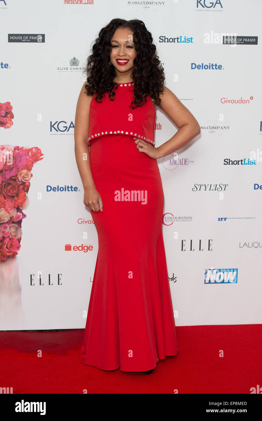 Rebecca Ferguson kommt für die Fragrance Foundation Awards, London. Stockfoto