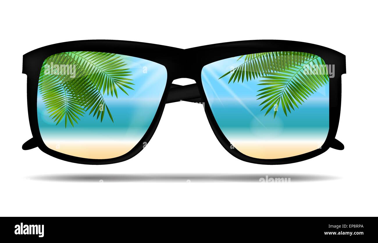 Sommer Sonne natürlichen Hintergrund Vektor-Illustration Stock Vektor