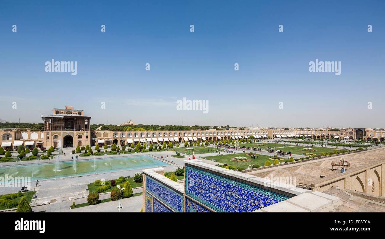 Ali Qapu und Maidan-i-Shah, Isfahan, Iran Stockfoto
