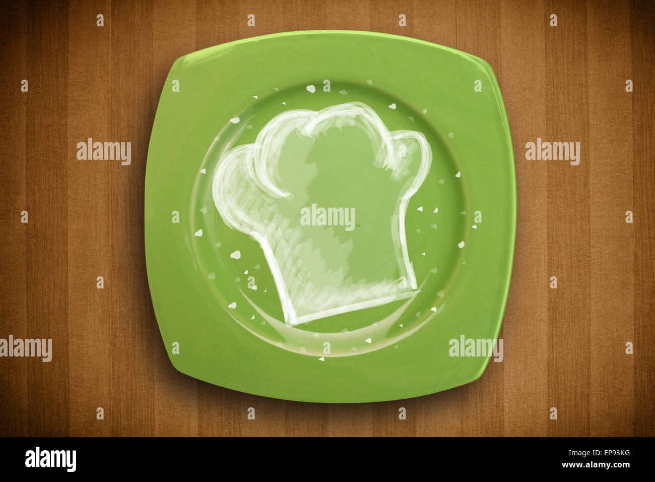 Bunte Platte mit Hand gezeichnet weiß Koch-symbol Stockfotografie - Alamy Bunte Platte mit Hand gezeichnet weiß Koch-symbol Stockfotografie - Alamy