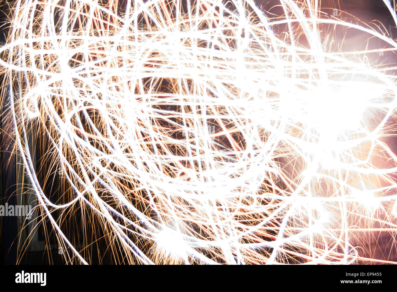 Abstrakte Licht Feuerwerk Stockfoto