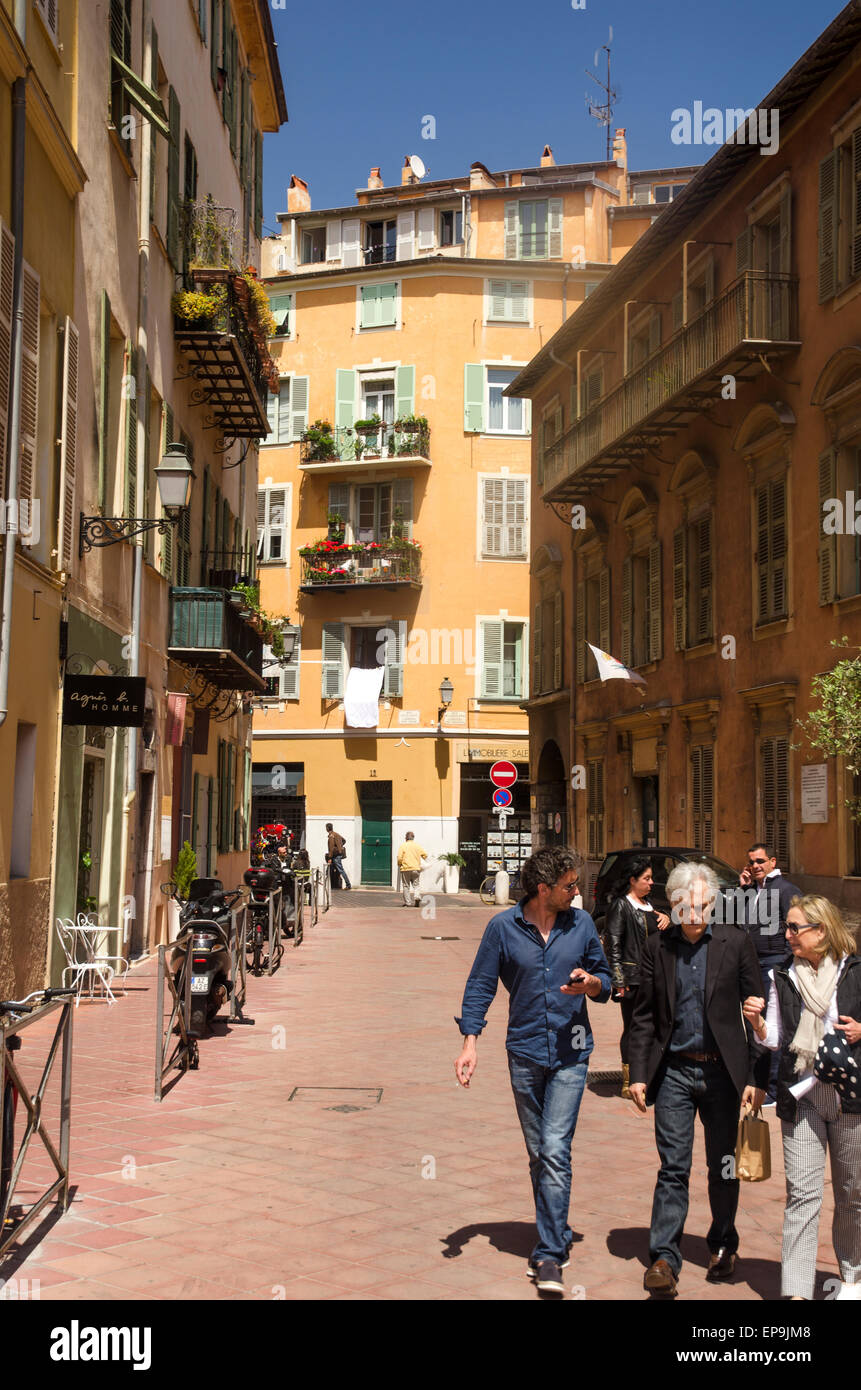 Schöne, alte Stadt, Cote d ' Azur, Frankreich Stockfoto
