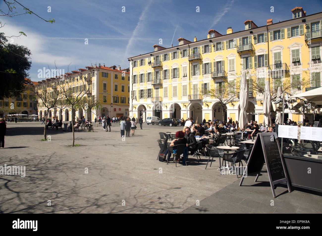 Place Garibaldi, Nizza, Côte d ' Azur, Frankreich Stockfoto