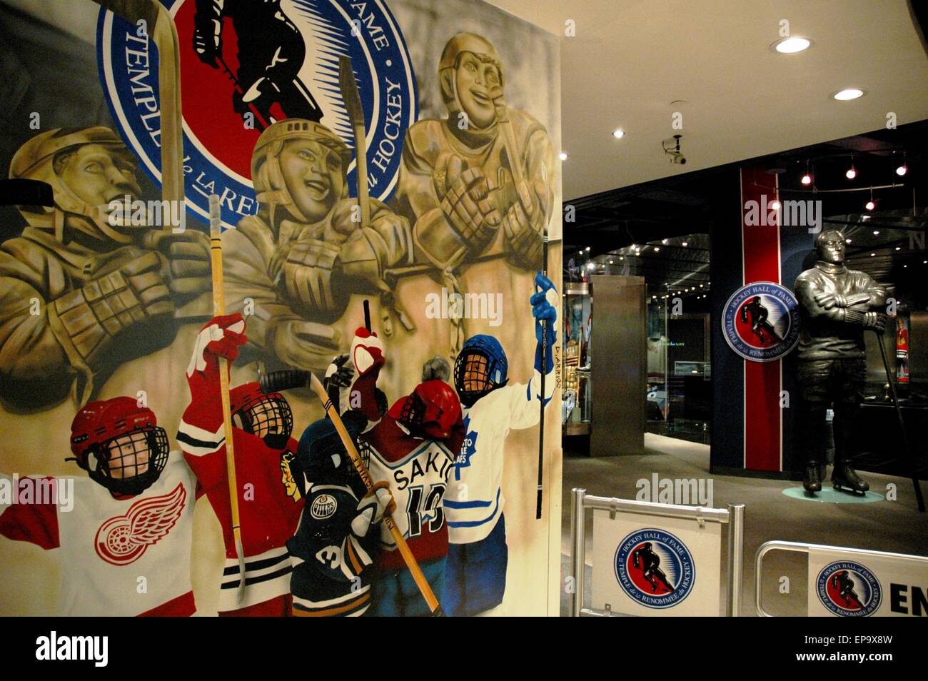 Toronto, Kanada: Die Hockey Hall Of Fame Stockfoto