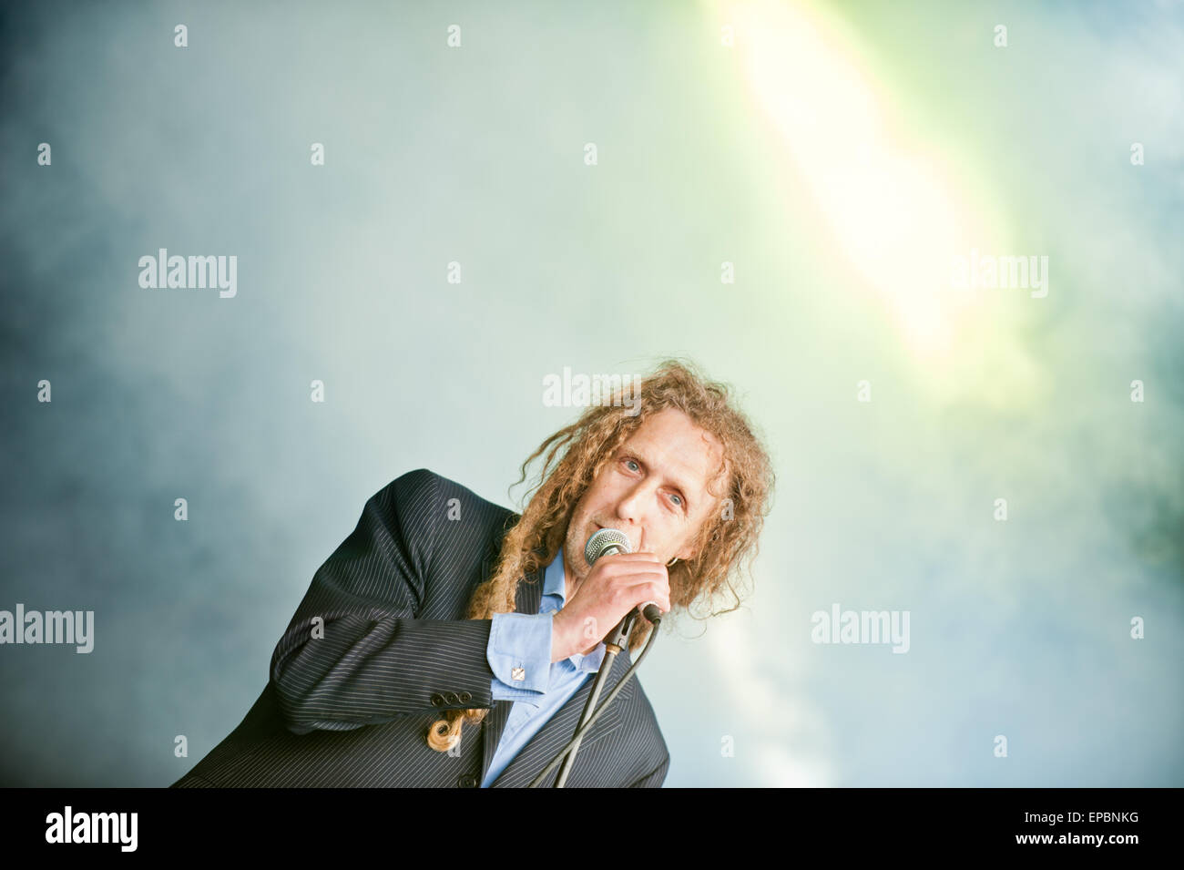 Chris Bowsher von RDF beim Bearded Theorie Festival 2012 Stockfoto