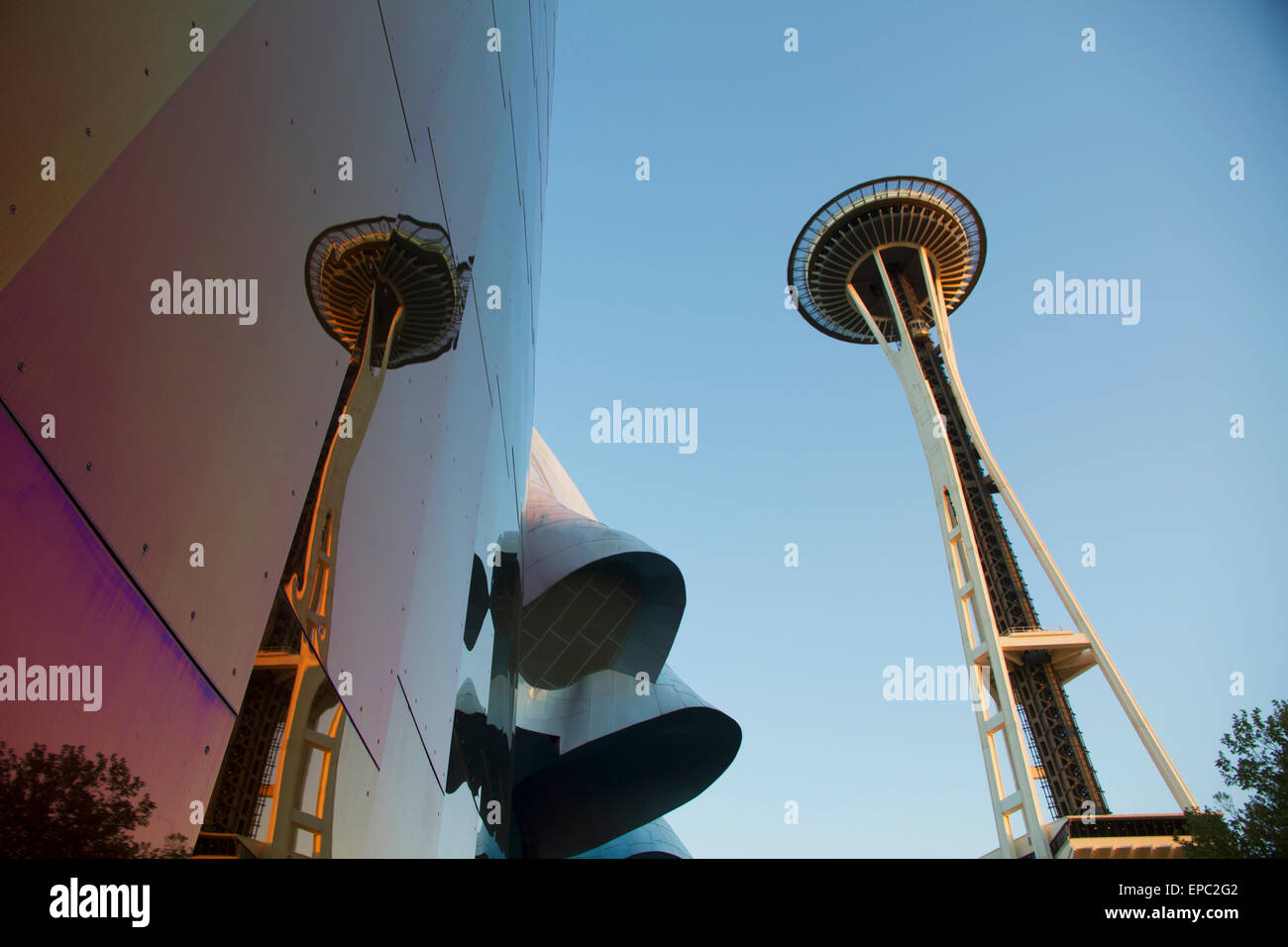 Internationalen Brunnen, Seattle Center, Seattle Stockfoto