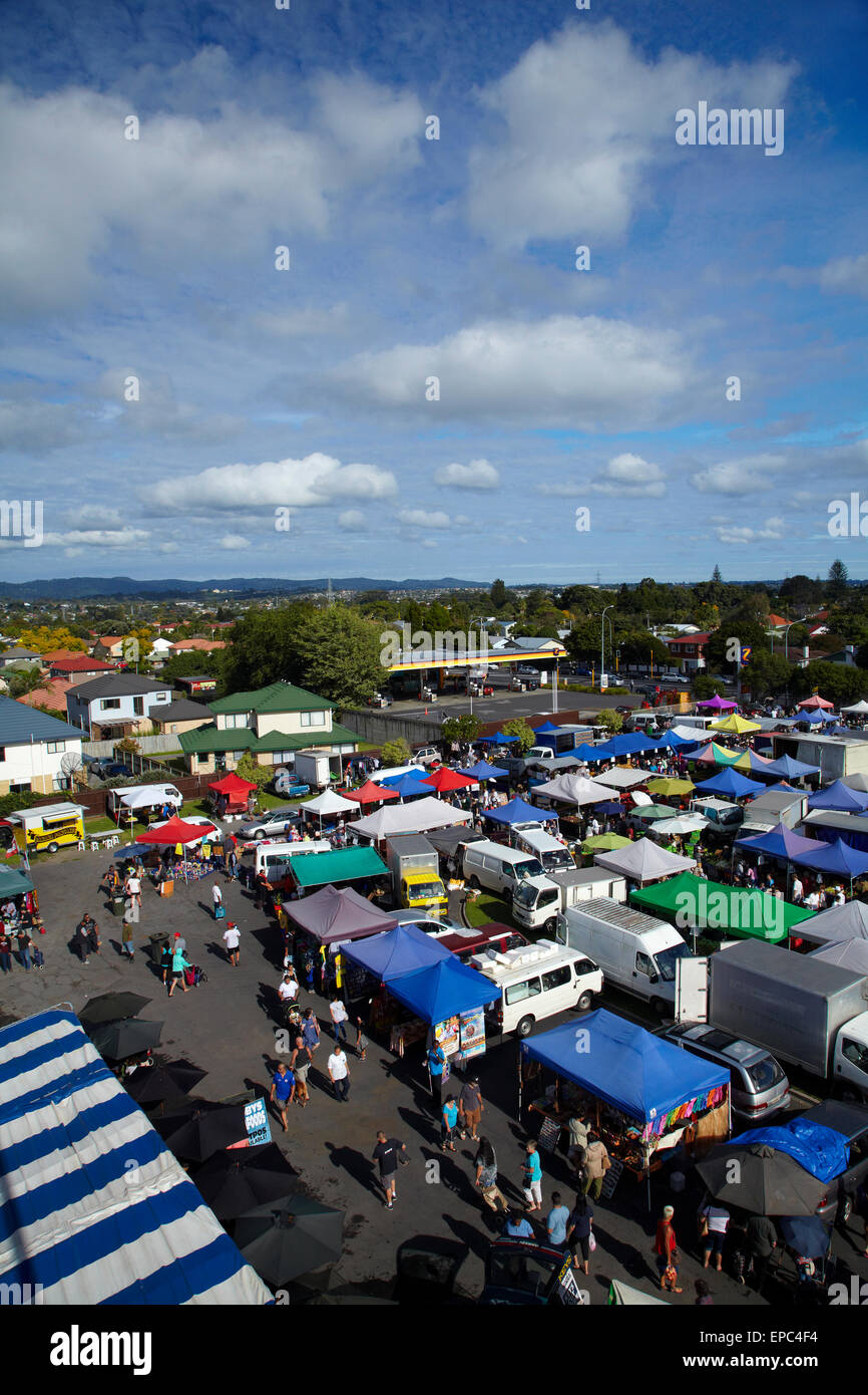 Avondale Sonntag Markt, Auckland, Nordinsel, Neuseeland Stockfoto