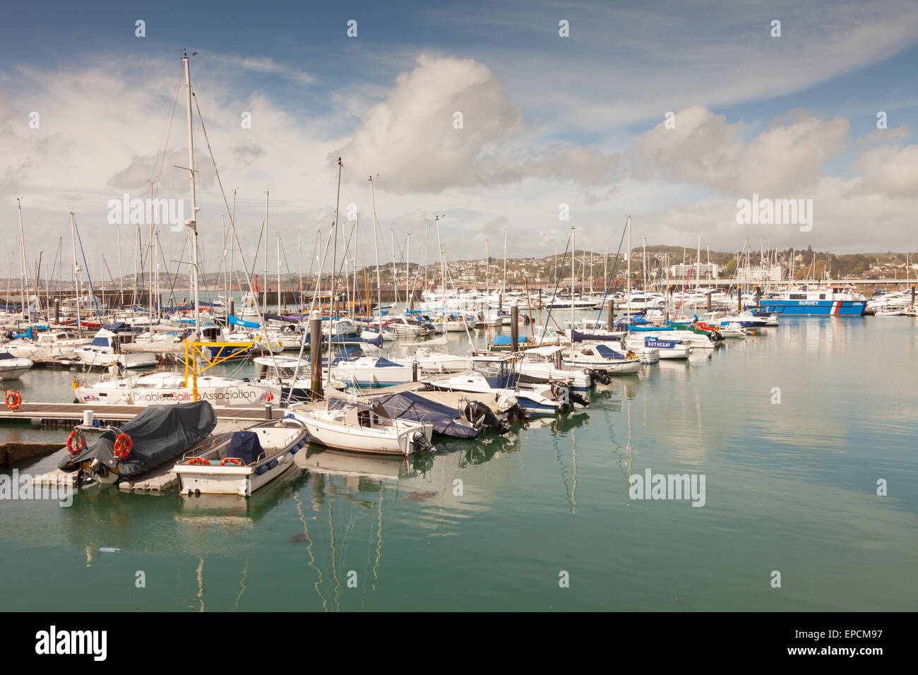 Hafen von Torquay, Devon UK Stockfoto