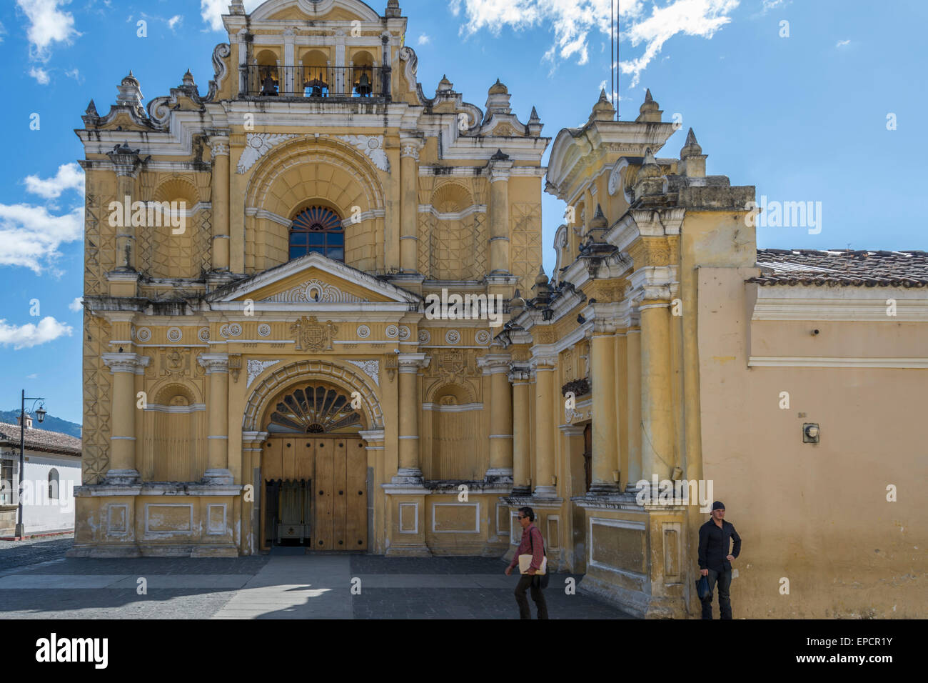 El Hospital de San Pedro Apóstol oder Hermano Pedro Krankenhaus in Antigua Guatemala Stockfoto