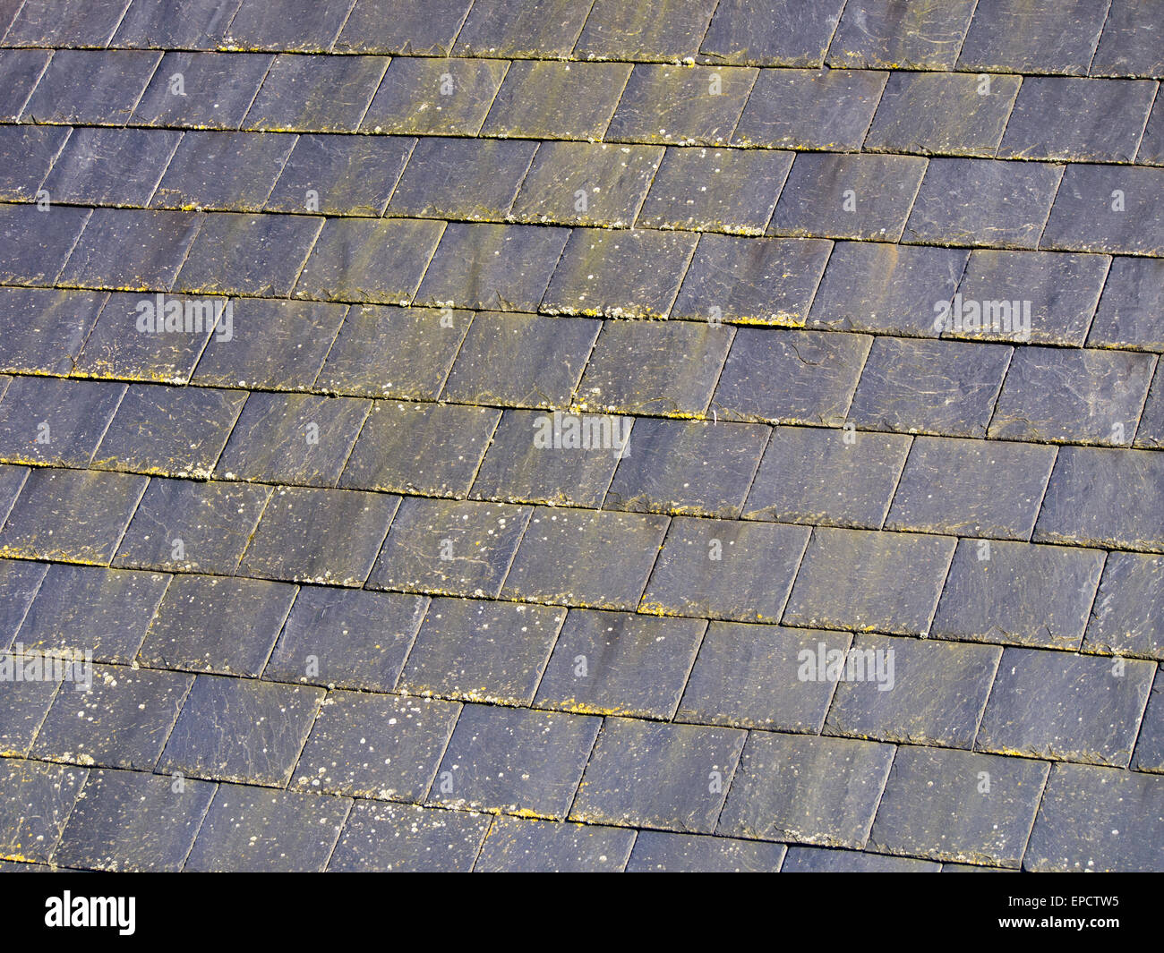 Graue Dachziegel Stockfoto