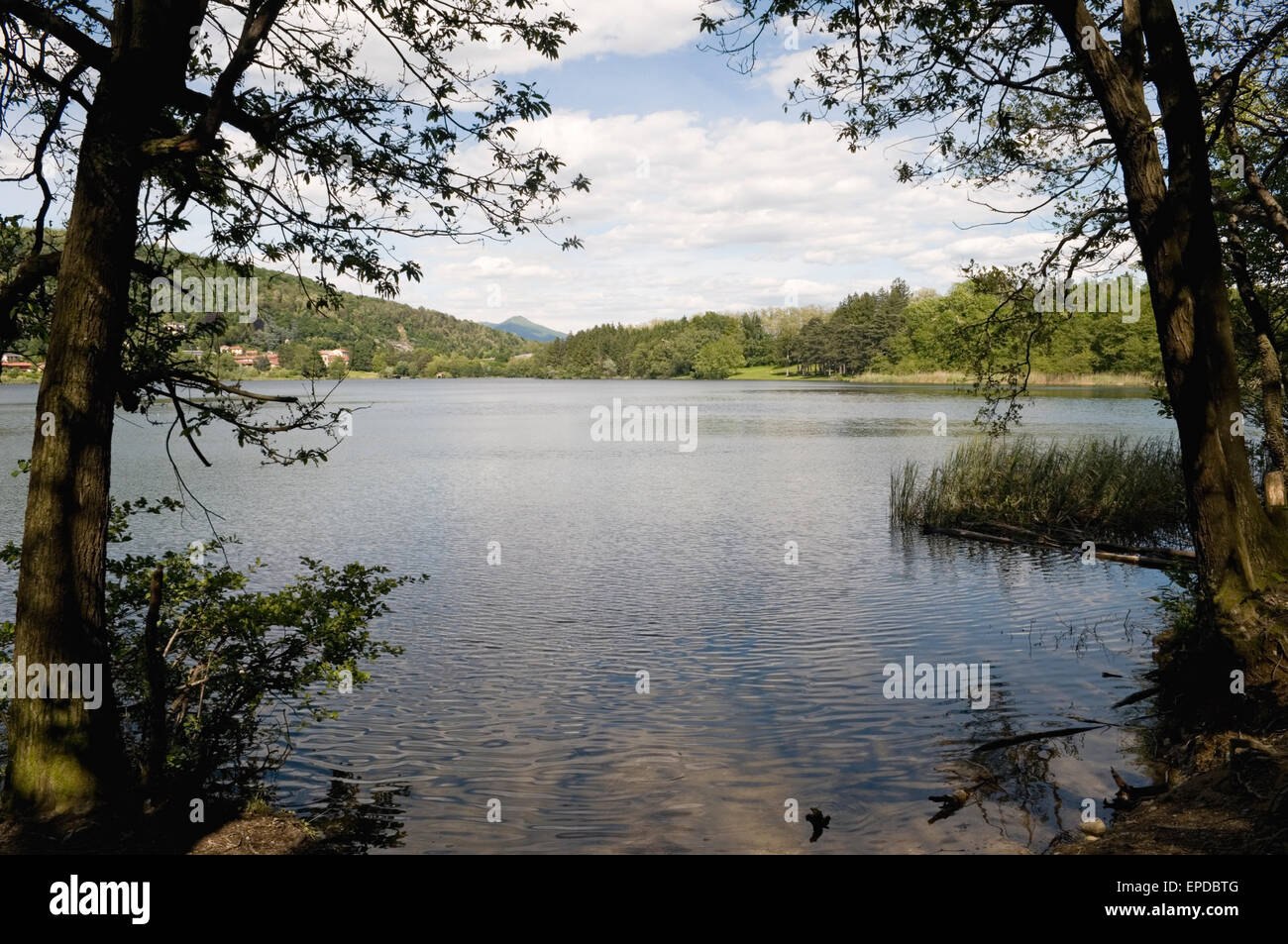 See von Ganna, Provinz von Varese, Lombardei, Italien Stockfoto