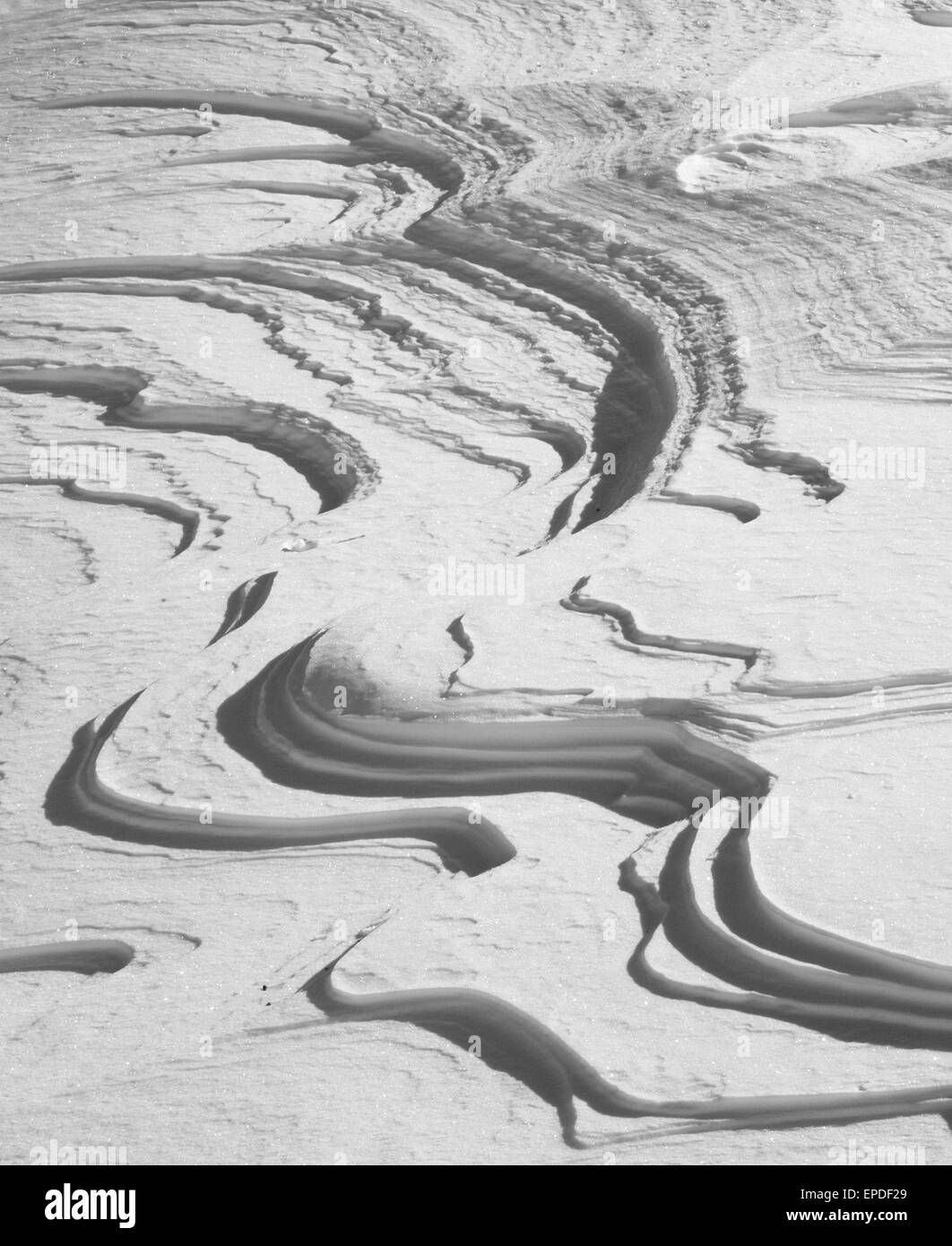 Abstarct Schnee Stockfoto