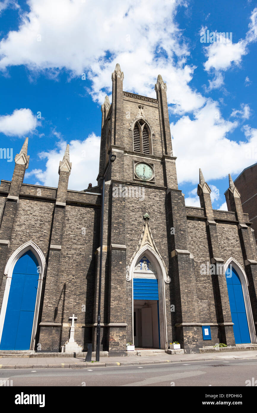 St. Marien Kirche, Somers Town, Camden Stockfoto