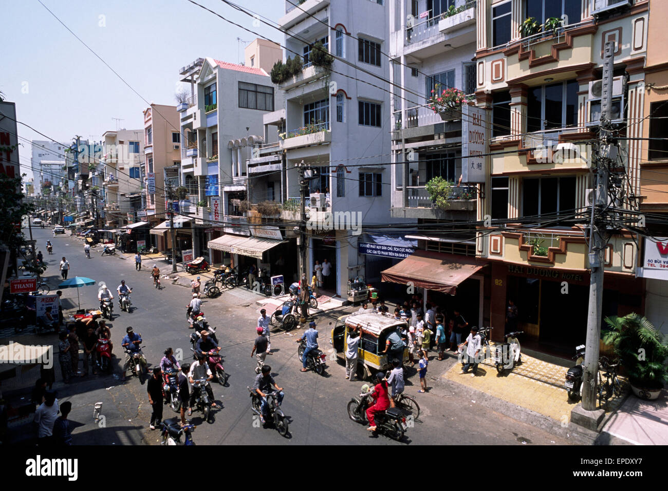 Vietnam, Ho-Chi-Minh-Stadt (Saigon), Bui-Vien-Straße Stockfoto