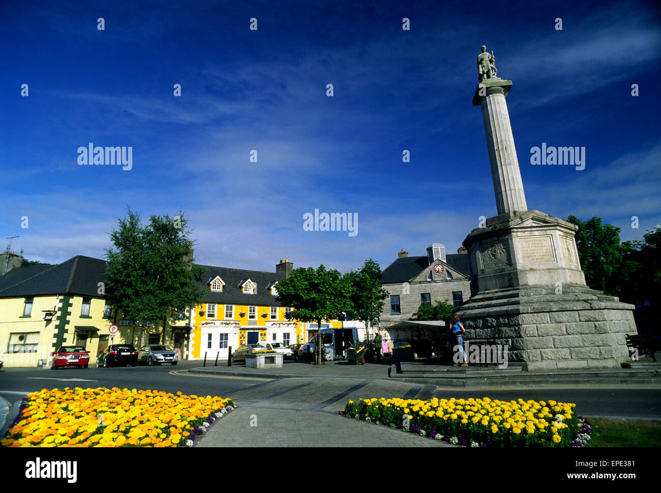 Irland, County Mayo, Westport, Octagon Square Stockfoto