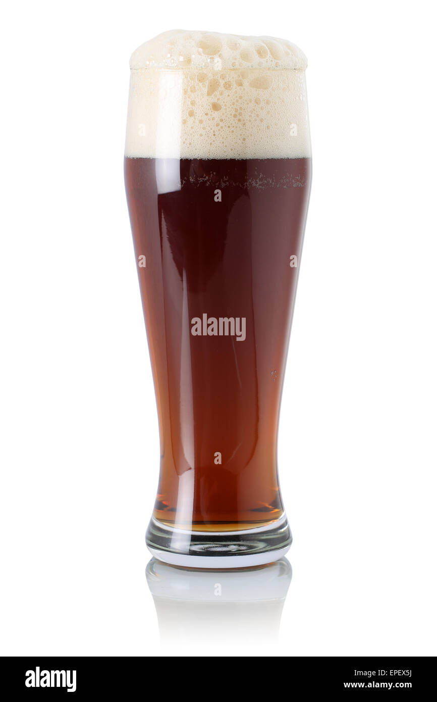 Englisches Bier Im Glas Mit Schaumkrone Stockfoto