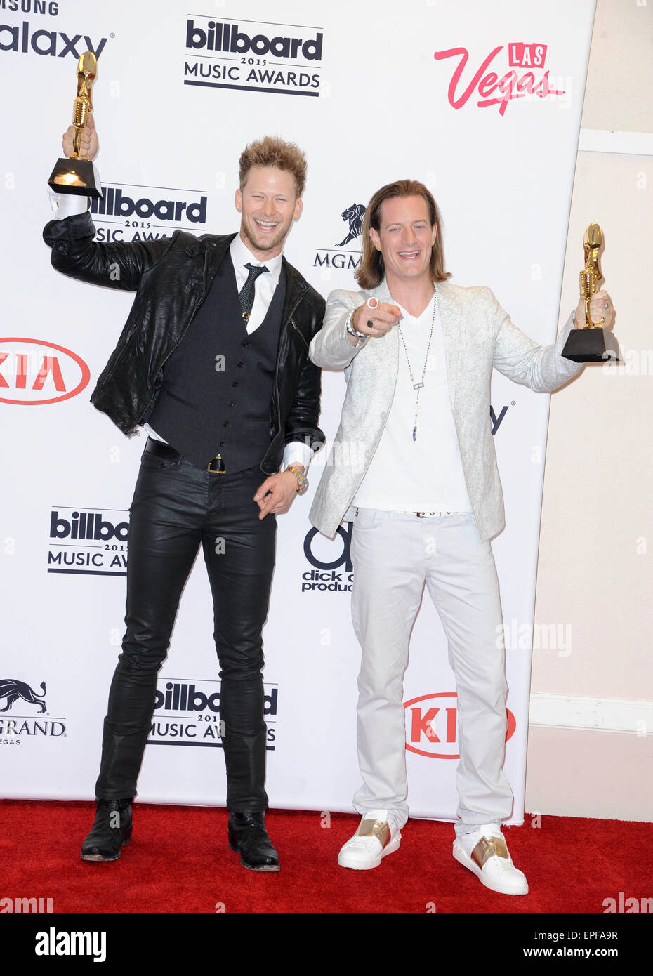 Las Vegas, Nevada, USA. 17. Mai 2015. Florida Georgia Line Billboard Music Awards 2015 17/05/2015 Las Vegas/Bild Allianz Credit: Dpa picture-Alliance/Alamy Live News Stockfoto