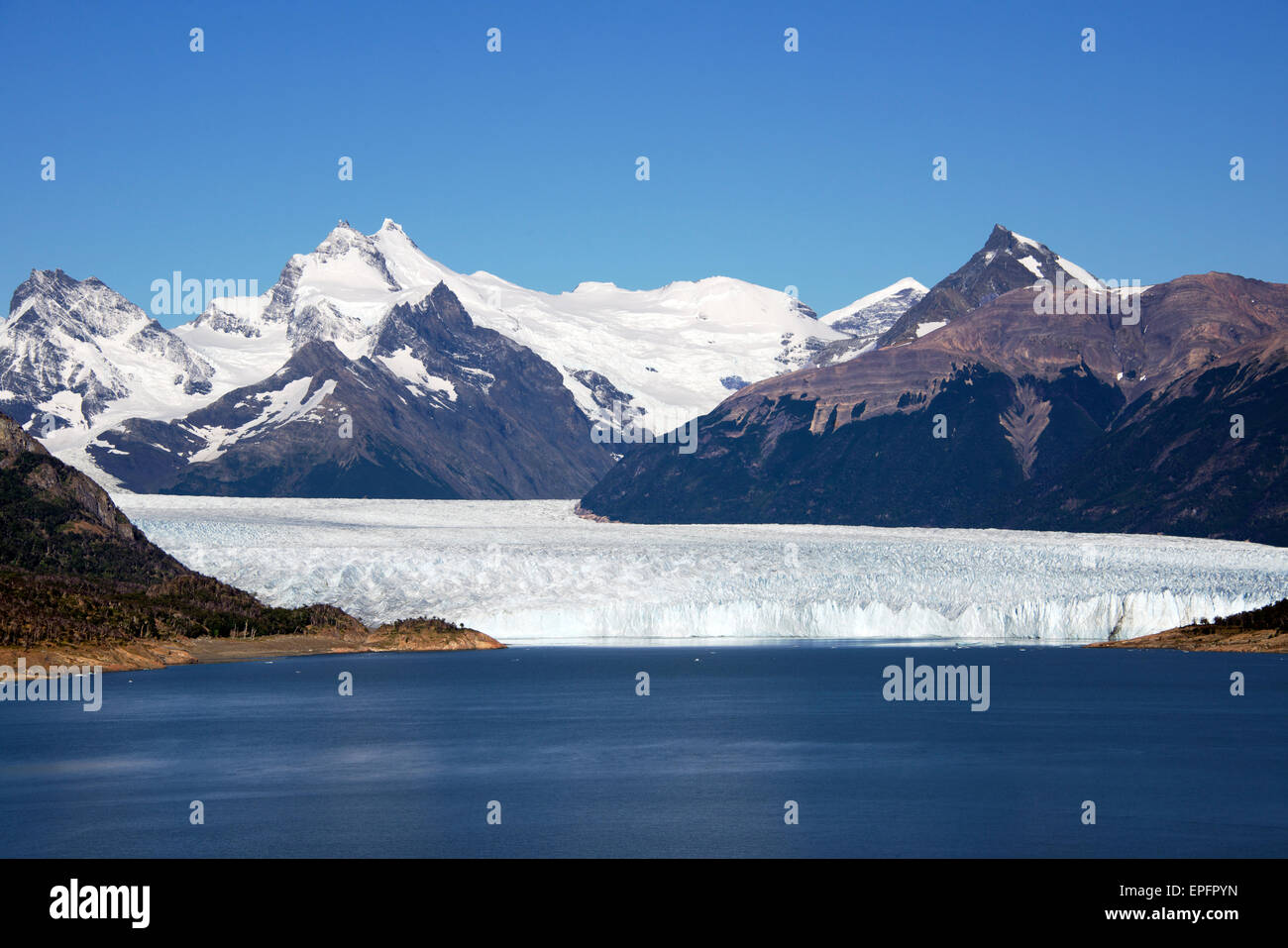 See-Brazo Rico und Perito Moreno Gletscher Patagonien Argentinien Stockfoto