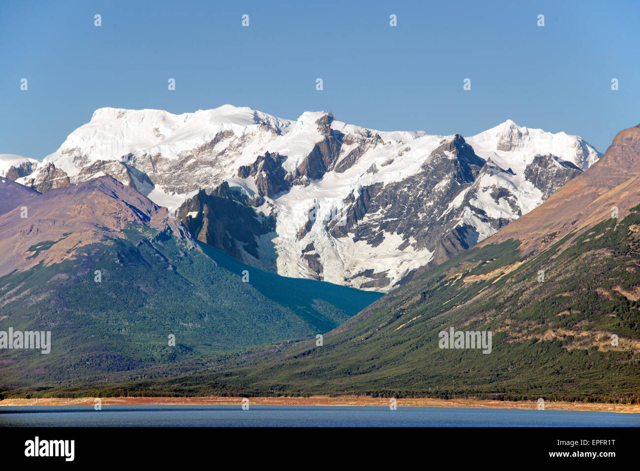 See-Brazo Rico und Monte Cervantes Patagonien Argentinien Stockfoto
