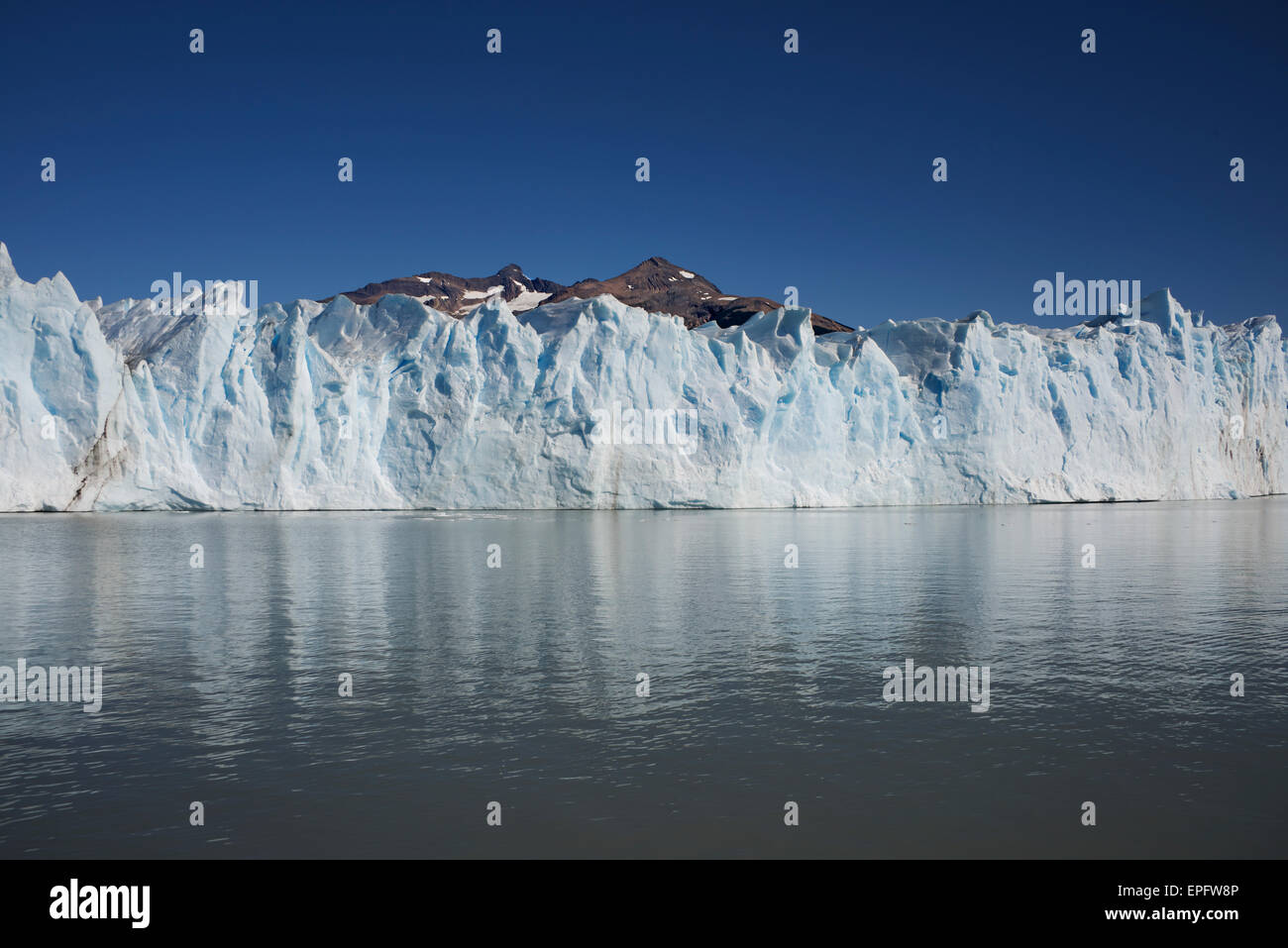 Eiswand Perito Moreno Gletscher Patagonien Argentinien Stockfoto