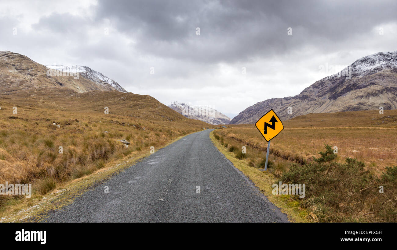 Straße durch Irland Stockfoto