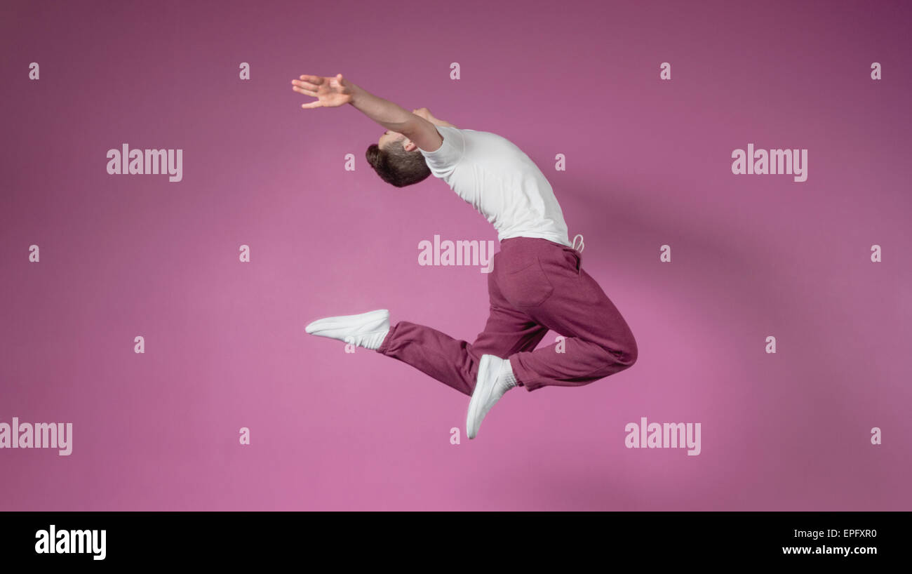 Cool Break Dancer sprang Stockfoto