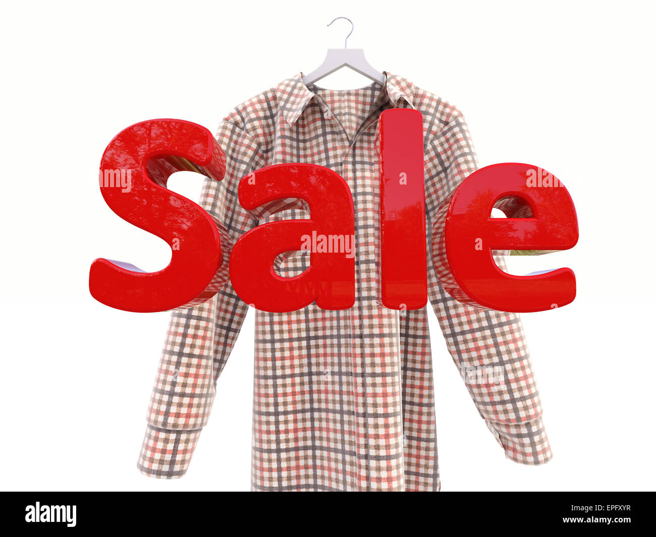 Vertriebs- und shirt Stockfoto