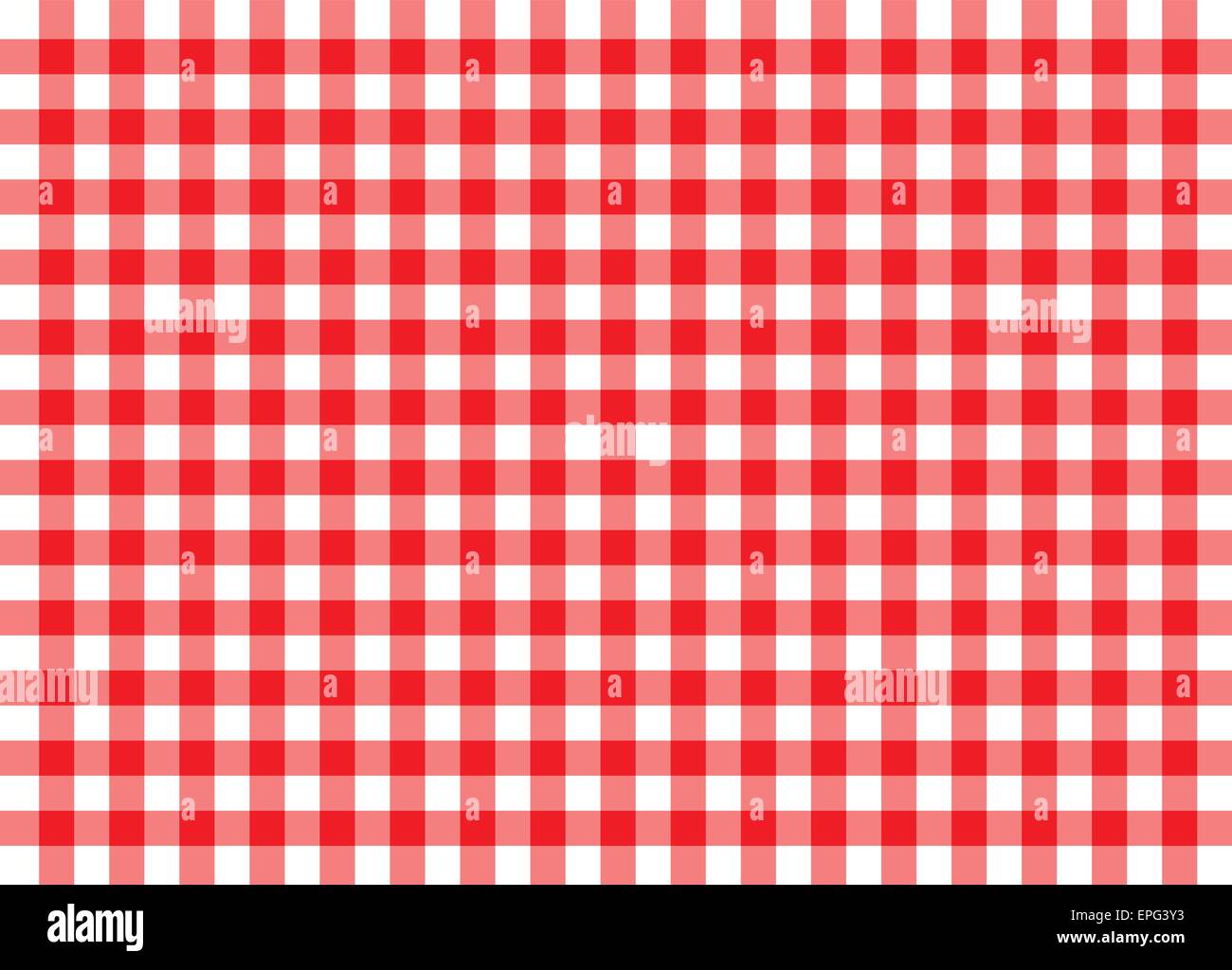 Illustration des roten traditionellen "Gingham" Konzept Hintergrund Stock Vektor