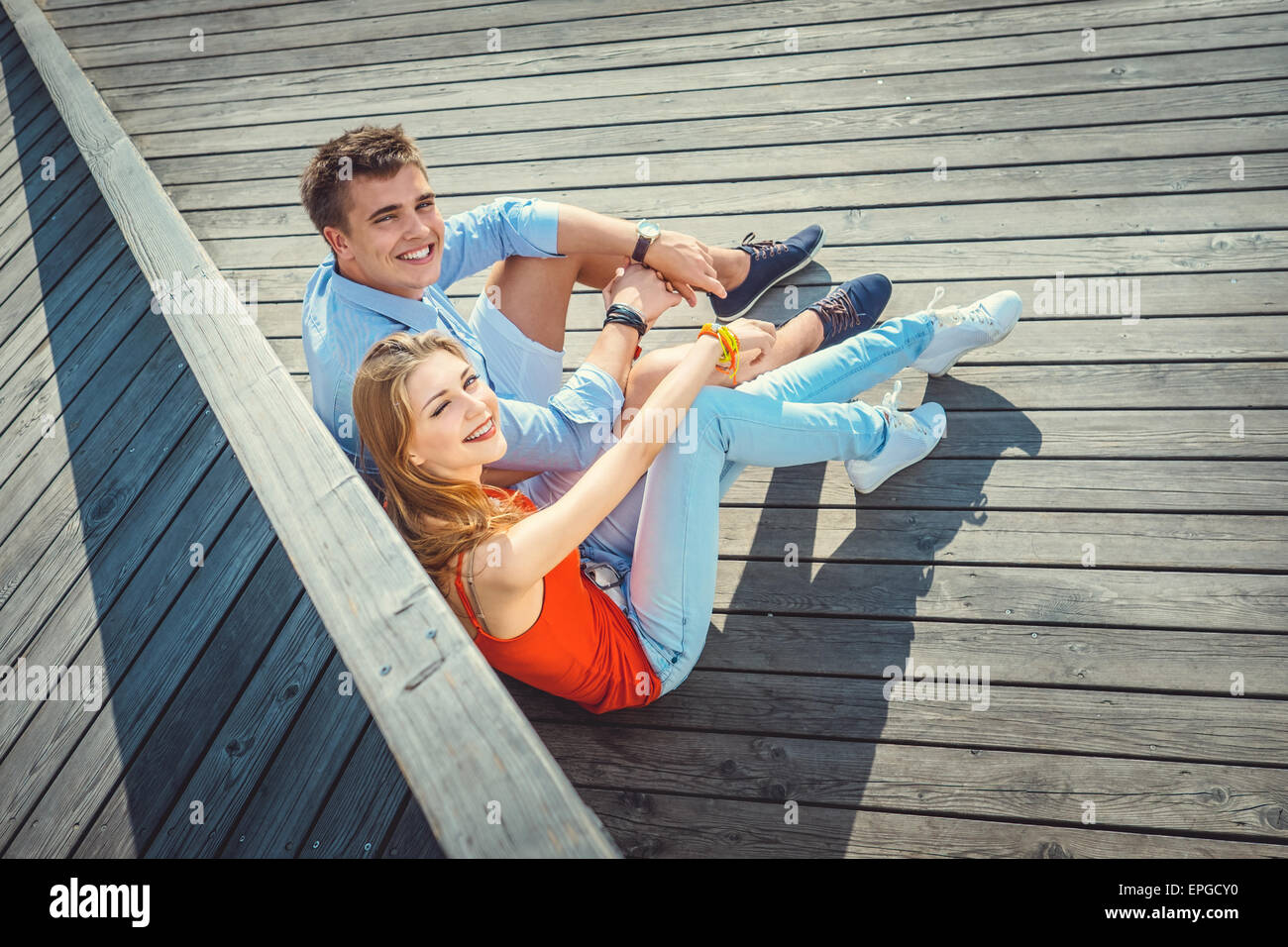 Junge Menschen Stockfoto