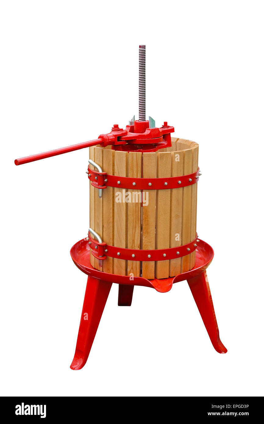 Weinpresse Stockfoto
