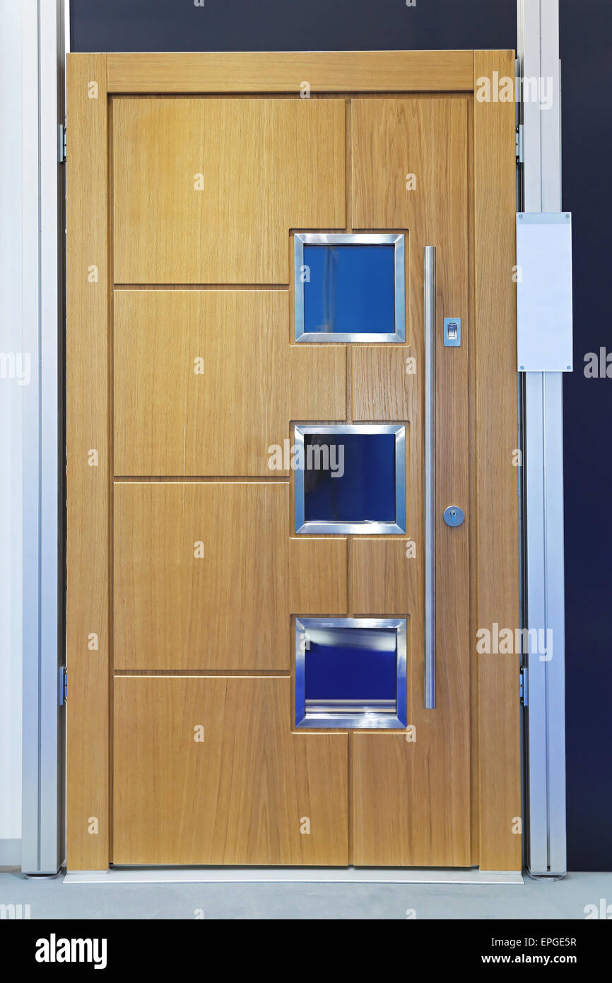 Moderne Tür Stockfoto